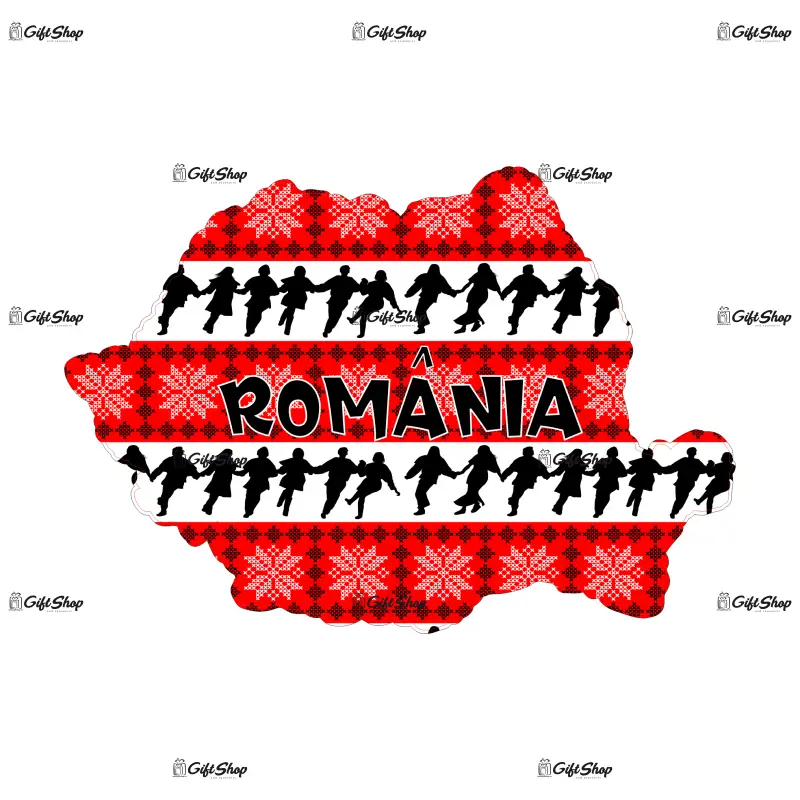 Harta romania, magnet frigider mgs024